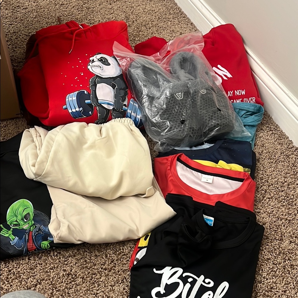 Colorful Graphic Hoodies and Tees Collection
